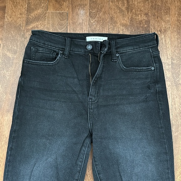 Eunina Tobi Super High Rise Mom Jean Black size 7 - Picture 3 of 10